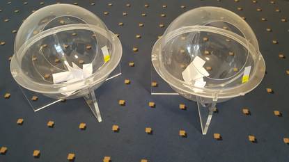 Bowls used for numbering lists of candidates